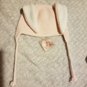 Cute bunny baby cap hat beanie 3 - 6 months